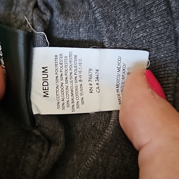 Men's M gray Santa Cruz hand tshirt - Picture 3 of 4